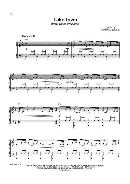 Lagoona Lake -- Pokemon Brick Bronze Sheet music for Piano (Solo) Easy
