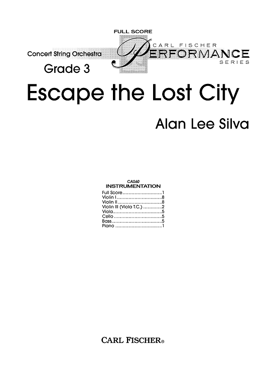 Escape the Lost City - Score
