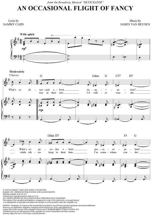 An Occasional Flight of Fancy