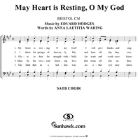 My Heart is Resting, O My God