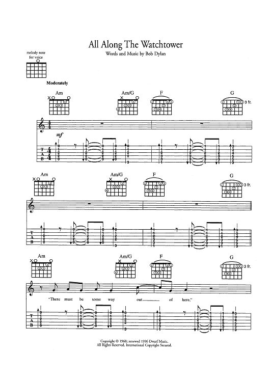 All Along The Watchtower