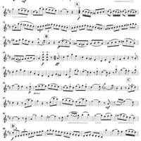 Duet No. 5, from "12 Instructive Duets" - Violin 1