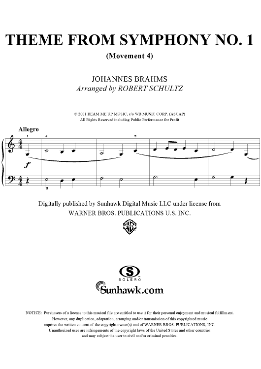 Theme from Symphony No. 1