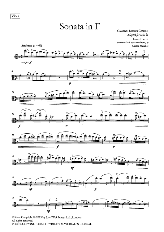 A Second Lionel Tertis Album - Viola