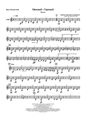 Onward - Upward - Bass Clarinet in B-flat