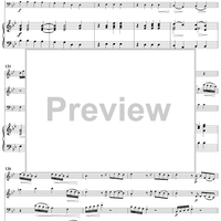 Trio Sonata in B-Flat Major, Wq161/1 - Piano Score