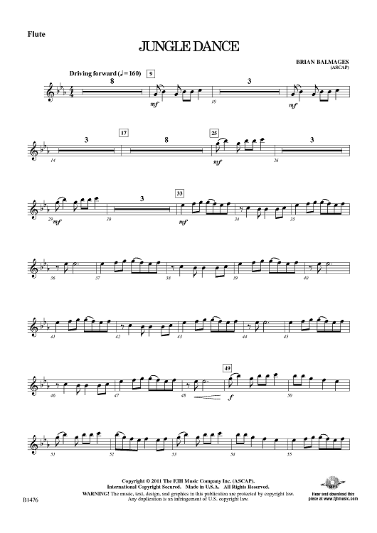 Jungle Dance - Flute