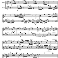 Duetto No. 2 - Score