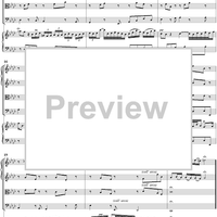Clavier Concerto No. 5 in F Minor, Movement 2 - Score