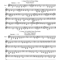 Five Easter Trios - Horn 3