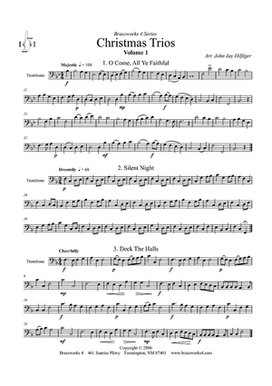 Christmas Trios, Volume 1 - Trombone
