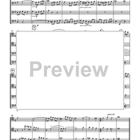 Prelude and Fugue for Cello Quartet or Choir - Score