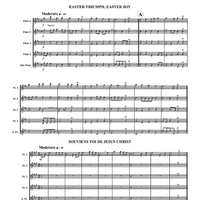 Easter for Flutes - Score