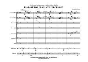 Fanfare for Brass and Percussion - Score