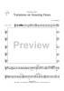 Variations on Amazing Grace - Cornet 1/Trumpet 1