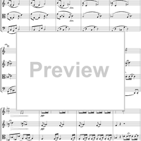 String Quartet No. 10, Movement 1 - Score