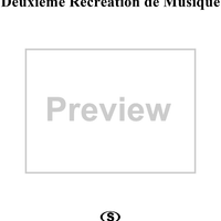 Deuxième Recréation de Musique, Op. 8 - Violin 1 or Flute 1