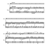 One Moment - Piano Score