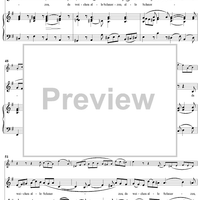 "Was Gott tut, das ist wohlgetan", Aria, No. 5 from Cantata No. 100: "Was Gott tut, das ist wohlgetan" - Piano Score