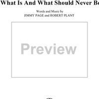 What is and What Should Never Be