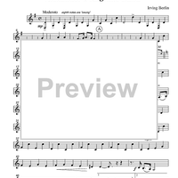 Music for Four, Collection No. 2 - Early Pop Favorites - Part 4 Bass Clarinet in Bb