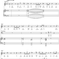 Recitative and Continuation of Grand Finale II from "Aida", Act 2 - Score