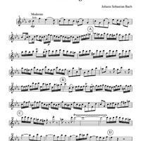 Little Fugue - Part 1 Flute, Oboe or Violin