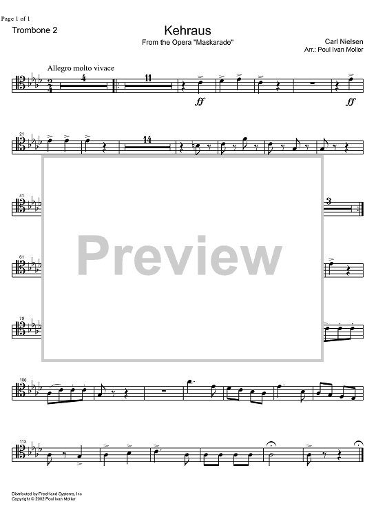 Kehraus - Trombone 2