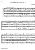 String Quartet f minor Op. 5 - Score