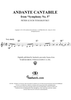 Symphony No. 5 in E minor (e-moll). Movement II (Theme)