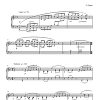 Themes from the Ballade in G minor Op 23