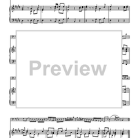 Sonata in E Major BWV 1035 - Piano Score