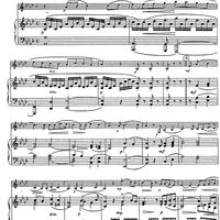 Song without words (Op.19 No. 4) - Score