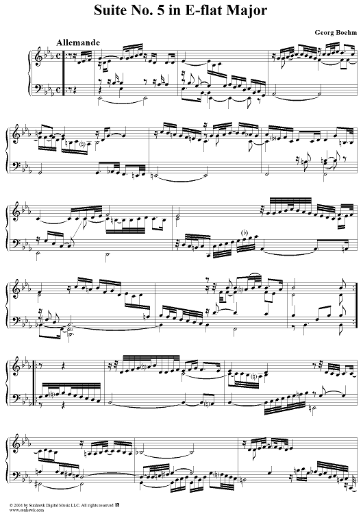 Suite No. 5 in E-flat Major