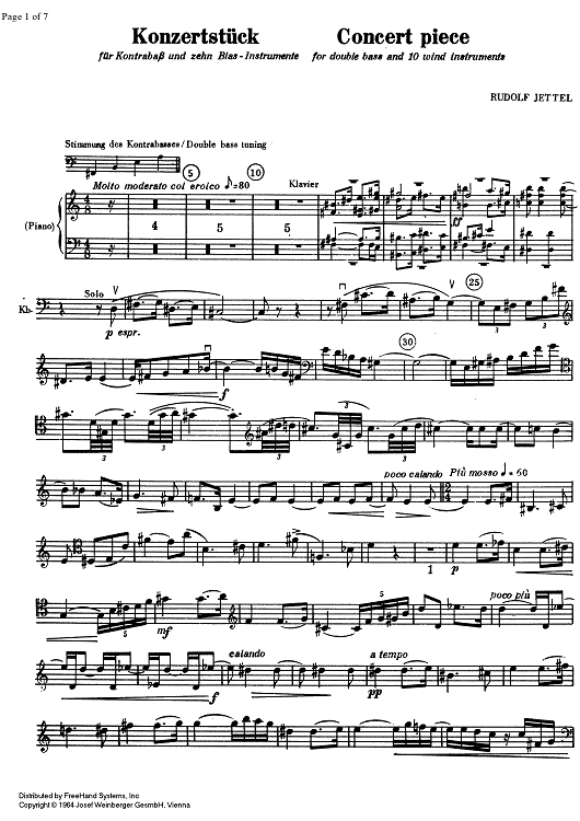 Concert piece - Double Bass