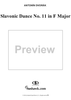 Slavonic Dance No. 11 in F Major, Op. 72, No. 3