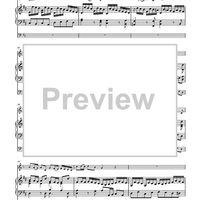 Aria (from Cantata No. 1) - Harpsichord Score