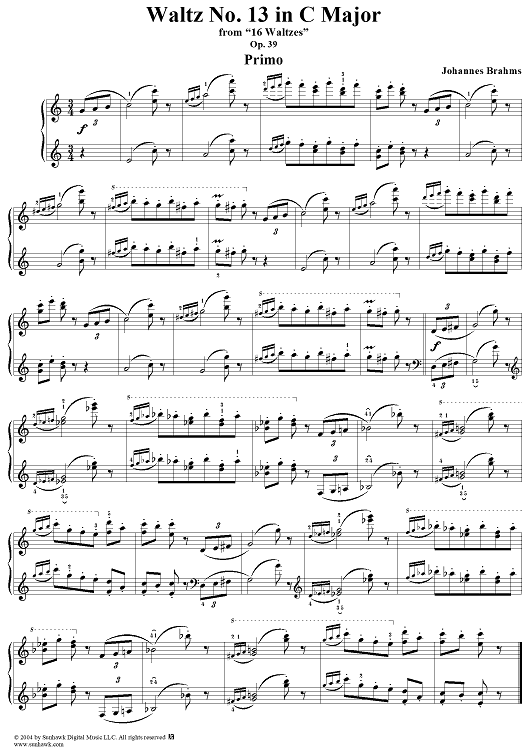 Waltz No. 13 in C Major