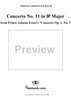 Concerto No. 11 in B-flat major (from Ernst’s Op. 1/1)