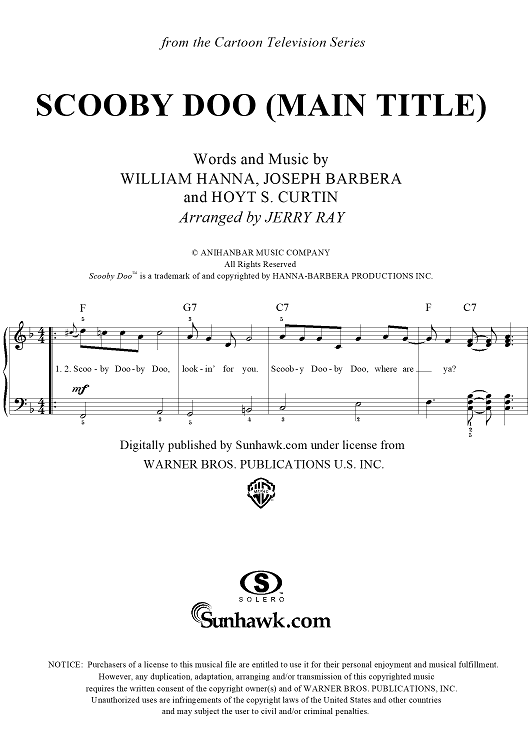 Scooby Doo (Main Title)
