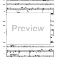 Trio Sonata I, BWV 1039 - Piano Score