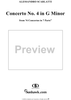 Concerto No. 4 in G Minor from "6 Concerti Grossi" - From "6 Concertos in 7 Parts" - Violin 2 Concertino