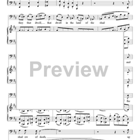 Messiah, no. 11: The people that walked in darkness - Piano Score