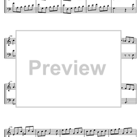 Suite  2 a minor BWV 807 - Score