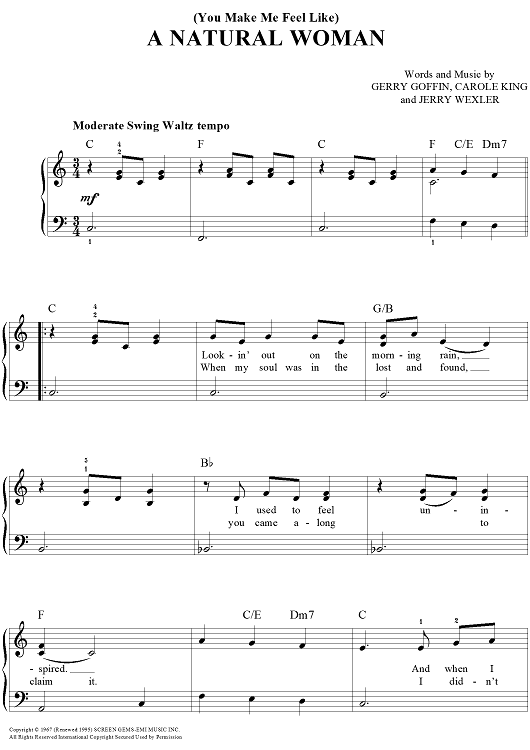 (You Make Me Feel Like) A Natural Woman