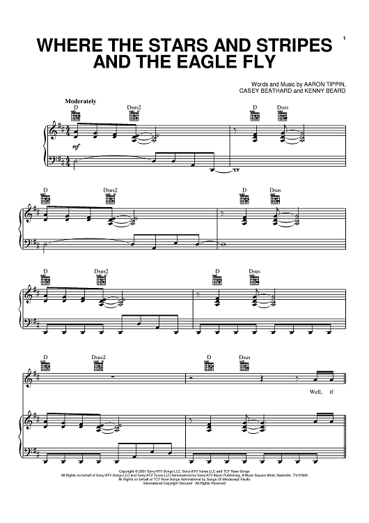 Where The Stars And Stripes And The Eagle Fly