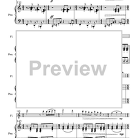 Sonata for Flute and Piano - Piano Score