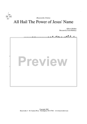 All Hail the Power of Jesus' Name - Trombone