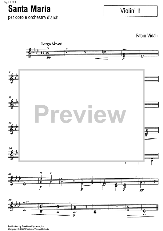 Santa Maria - Violin 2