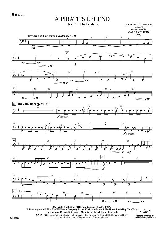 A Pirate's Legend - Bassoon